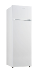 Frigorífico dos puertas - MILECTRIC RFD-259, Ciclico, Altura 1600 mm, Capacidad 239 l, Blanco