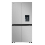 Frigorífico americano - Cecotec Bolero CoolMarket 4D 564 Inox E, Total No Frost, 183cm, 564 l, Inverter Plus, Metal Cooling, Dispensador de agua, Inox