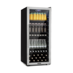 Nevera pequeña - KLARSTEIN Beersafe 7XL, Altura 126,5 cm, Acero Inoxidable