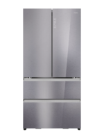 Frigorífico americano - Haier FD 90 Series 7 HFR79F19EFGK Cristal, No Frost, 190 cm, 703 l, Fabricador de hielo, My Zone, Cristal Zafiro