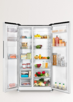 Frigorífico combi - CREATE FRIDGE STUDIO SIDE BY SIDE 550, Altura 201 cm, Blanco roto - Imagen 4