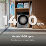 Lavadora carga frontal - CECOTEC Bolero DressCode 7150 Inverter Steel A, 7 kg, 12 programas, 300 - Imagen 3