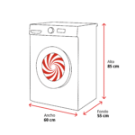 Lavadora carga frontal - Samsung WW90CGC04DAEEC, 9 kg, 1400 rpm, EcoBubble™, Función WiFi con SmartThings, Blanco - Imagen 2