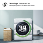 Lavadora carga frontal - LG F4WR7009AGS, Serie 700, 9 kg, 1400 rpm, 14 Programas, AI Direct Drive™, TurboWash™360˚, Inox - Imagen 6