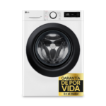 Lavadora carga frontal - LG F4WR5010A6W, 10 kg, 1400 rpm, 11 programas, AI Direct Drive™,  Steam™, Blanco