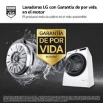 Lavadora carga frontal - LG F4WR5010A6W, 10 kg, 1400 rpm, 11 programas, AI Direct Drive™,  Steam™, Blanco - Imagen 4