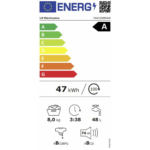 Lavadora carga frontal - LG F4A10S8NWK.ABWQCES, 8 kg, Blanco - Imagen 2