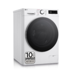 Lavadora carga frontal - LG F4WR6010A1W.ABWQPES, 10 kg, 1400 rpm, 12 programas, Inox