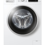 Lavadora carga frontal - HAIER HW80-BP1439N, 8 kg, 1400 rpm, 16 programas, Blanco