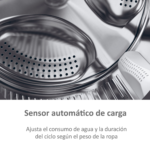 Lavadora carga frontal - Haier I-Pro Series 1 HW80-BP14929A-S, 8 kg, 1400 rpm, Motor Inverter, Función Vapor, Antibacterias, Blanco - Imagen 8