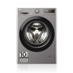 Lavadora carga frontal - LG F4WR5009A6M.AMBQPES, 9 kg, 1400 rpm, 12 programas, Inox grafito antihuellas