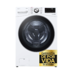 Lavadora carga frontal - LG F0P3CYV2W, 20 kg, 1000 rpm, 14 programas, TurboWash™ 360˚, Steam™, Blanco