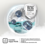 Lavadora carga frontal - Hisense WF3S1043BW3, 10 kg, 1400 rpm, 19 programas, A-20%, WiFi, Blanco - Imagen 8