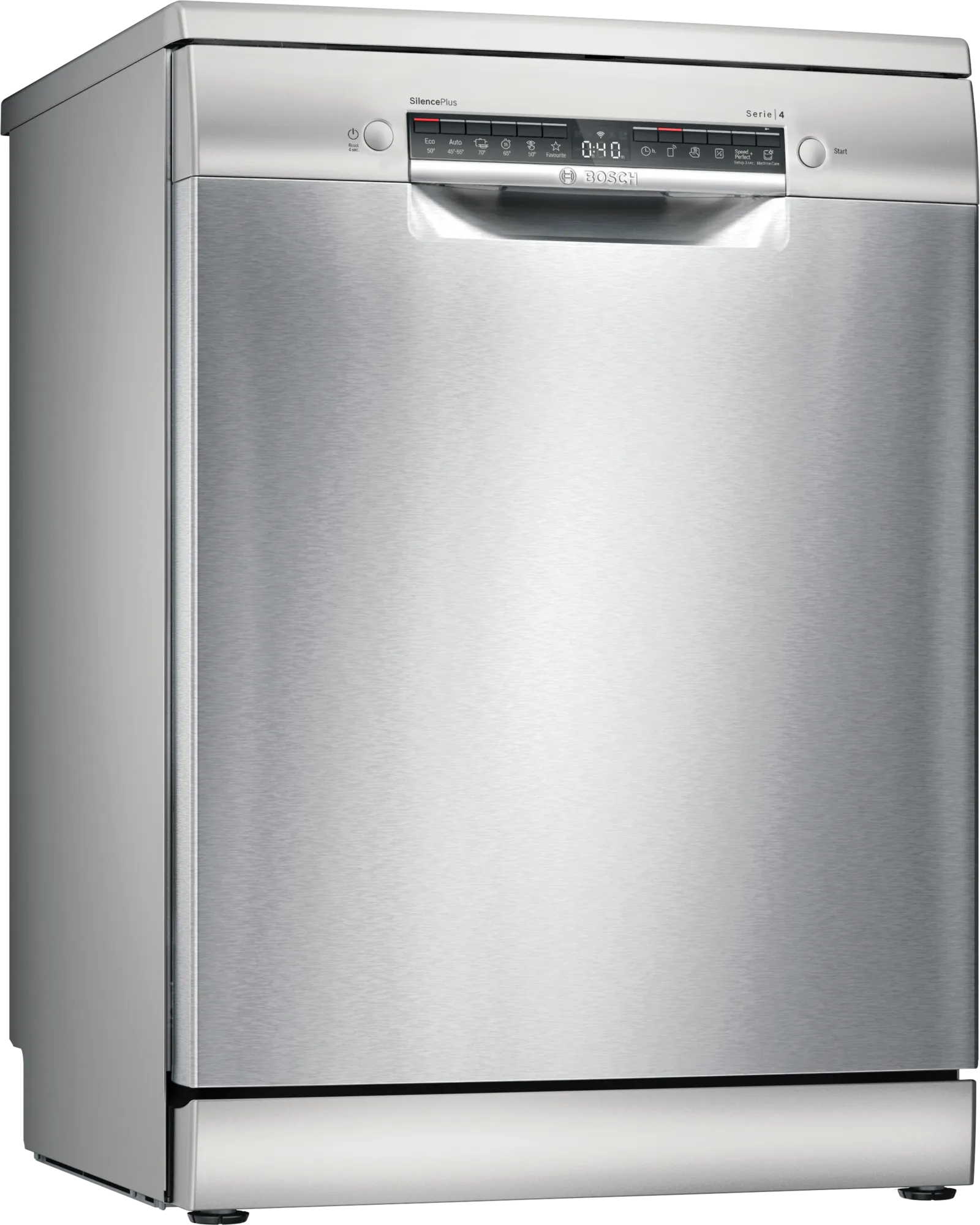 image-1903.png REACONDICIONADO Seminuevo Funcional Lavavajillas - Bosch SMS4EKI06E, Serie 4, 13 servicios, 6 programas , 60 cm, Home Connect, Silence Plus, Acero - Imagen 1