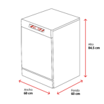 REACONDICIONADO Seminuevo Funcional Lavavajillas - Bosch SMS4EKI06E, Serie 4, 13 servicios, 6 programas , 60 cm, Home Connect, Silence Plus, Acero - Imagen 2