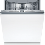 Lavavajillas integrable 60 cm - BOSCH SMH4HVX14E, 14 servicios, 6 programas, 59,8 cm, Plata