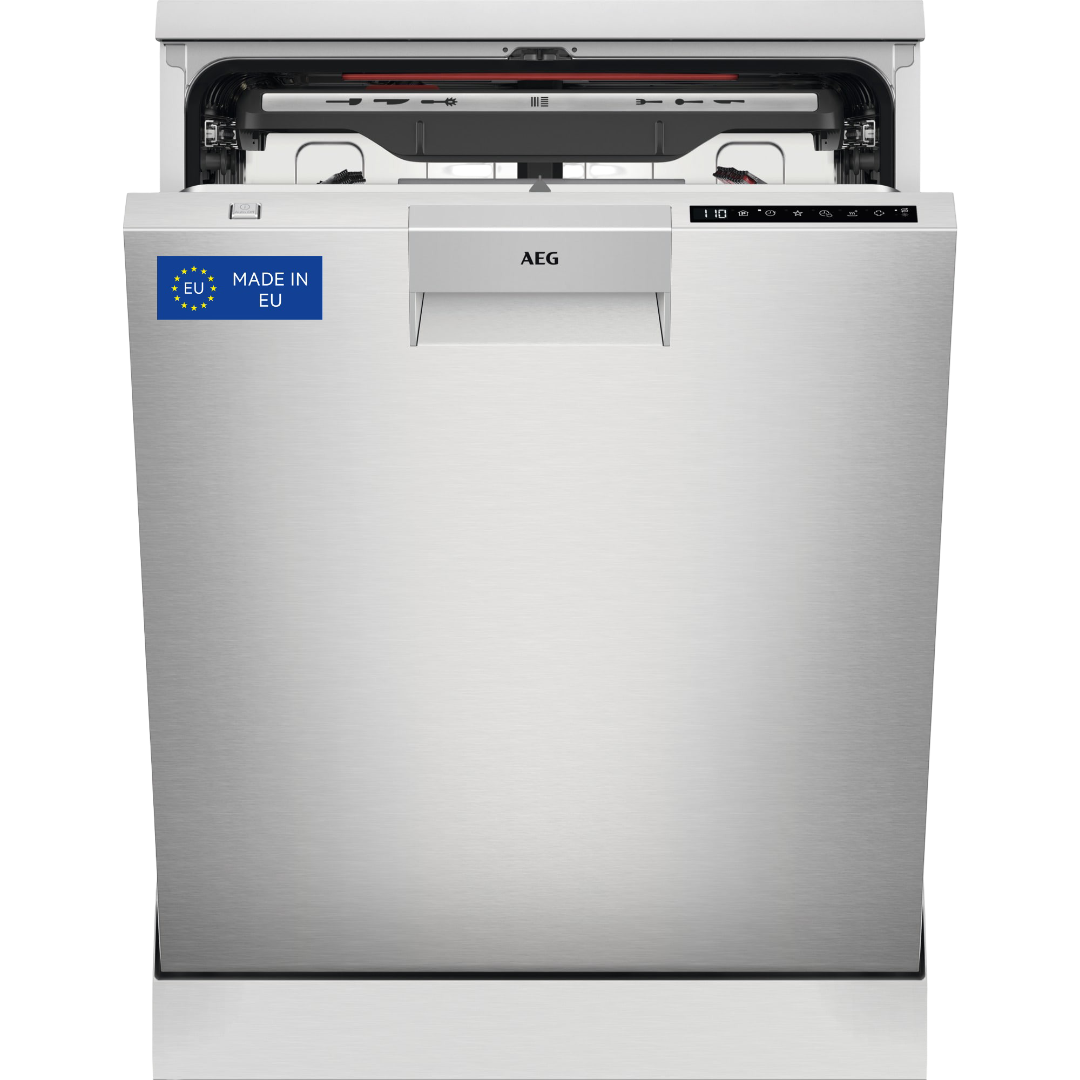 image-2145.png Lavavajillas - AEG FFB76717PM, 14 servicios, 9 programas, 60 cm, Tercera bandeja, programa ExtraHygiene, Inox - Imagen 1
