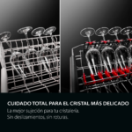 Lavavajillas - AEG FFB76717PM, 14 servicios, 9 programas, 60 cm, Tercera bandeja, programa ExtraHygiene, Inox - Imagen 4