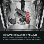 Lavavajillas - AEG FFB76717PM, 14 servicios, 9 programas, 60 cm, Tercera bandeja, programa ExtraHygiene, Inox - Imagen 6
