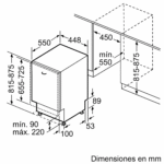 Lavavajillas - Bosch SPV4EMX17E, 10 servicios, 6 programas, 44.8 cm, Sin panelar - Imagen 2