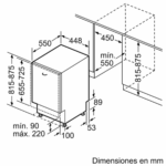 Lavavajillas integrable 45 cm - Balay 3VT4031NA, 10 servicios, 44,8 cm, Not available - Imagen 2