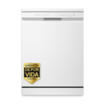 Lavavajillas - LG DF273FW,  14 servicios, 10 programas, 60 cm,  QuadWash™, Blanco