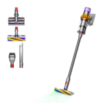 Aspirador escoba - Dyson V15 Detect™ Absolute, Potencia succión 240 AW, 60 min, Inteligente y Potente, 3 Modos, Tecnología Láser, Sensor Suciedad