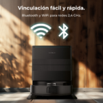Robot friegasuelos - Cecotec Conga X50, 50 W, 240 min autonomía, Navegación láser, Fregado spin, 15000 Pa, Negro - Imagen 12
