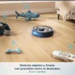 Robot friegasuelos - Cecotec Conga M100 Spin AI, Navegación inteligente IA, Programable, Negro - Imagen 2