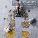 Aspirador de tapicerías - Rowenta Clean IT IN5021, Limpia tapicerías y manchas, Depósito extraíble, 2.3L, Hasta 13.5 kPa, 750w, Autolimpieza, Negro - Imagen 2