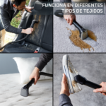 Aspirador de tapicerías - Rowenta Clean IT IN5021, Limpia tapicerías y manchas, Depósito extraíble, 2.3L, Hasta 13.5 kPa, 750w, Autolimpieza, Negro - Imagen 4