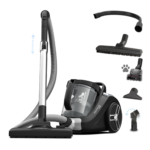 Aspirador sin bolsa - Rowenta Compact Power XXL RO4B75, 900W, 2.5 L, Filtrado Ciclónico 3 niveles, Radio 8.8 m, Kit Limpieza, Especial Mascotas, Negro