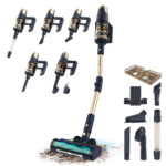 Aspirador escoba - Cecotec RX70 AquaPet Flex, 780 W, 100 min Autonomía, Cepillo HairLess XL, Sin bolsa, Negro/Dorado - Imagen 2