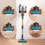 Aspirador escoba - Cecotec RX70 AquaPet Flex, 780 W, 100 min Autonomía, Cepillo HairLess XL, Sin bolsa, Negro/Dorado - Imagen 4