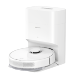 Robot aspirador - Dreame D10 Plus Gen 2, 6000 Pa, 400 ml Depósito de polvo, 150 min Autonomía, Friega , 5200mAh, Blanco