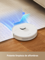 Robot aspirador - Dreame D10 Plus Gen 2, 6000 Pa, 400 ml Depósito de polvo, 150 min Autonomía, Friega , 5200mAh, Blanco - Imagen 4