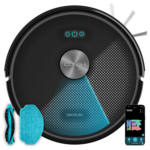 Robot aspirador - Cecotec Conga M50, 35 W, 240 ml, 5000 Pa Succión, Detección de Obstáculos, Programable, 160 m², Negro
