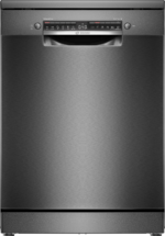 Lavavajillas libre instalación 60 cm - BOSCH SMS4EMC06E, 14 servicios, 6 programas, 600 mm, Negro