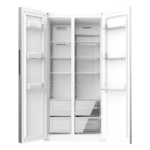 Frigorífico americano - Cecotec Bolero CoolMarket SBS 430 Inox E, Total No Frost, 177 cm, 430 L, Multi Air Flow, Motor Inverter Plus, Inox - Imagen 3
