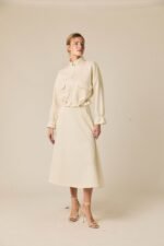 Chaqueta neopreno crema - Imagen 3
