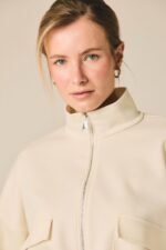Chaqueta neopreno crema - Imagen 5