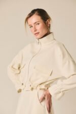Chaqueta neopreno crema - Imagen 2
