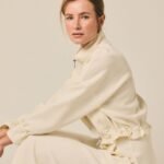 Chaqueta neopreno crema