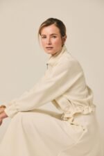 Chaqueta neopreno crema