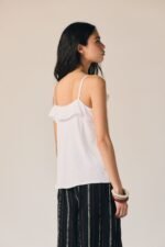 Top volantes tirantes blanco - Imagen 2